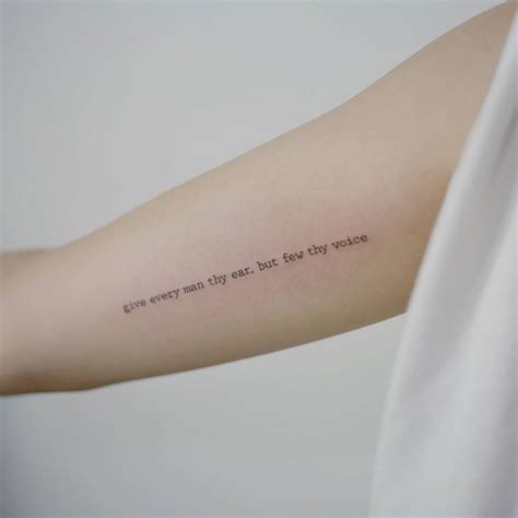 75 Tattoo Quotes (Short, Meaningful Ideas)